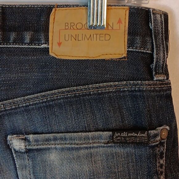 7 For All Mankind "Slimmy" Denim Shorts - Picture 3 of 7